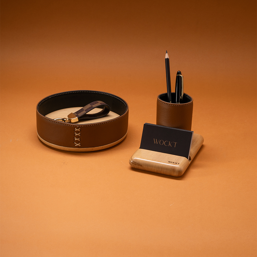 Pack Desk : Hêtre Camel