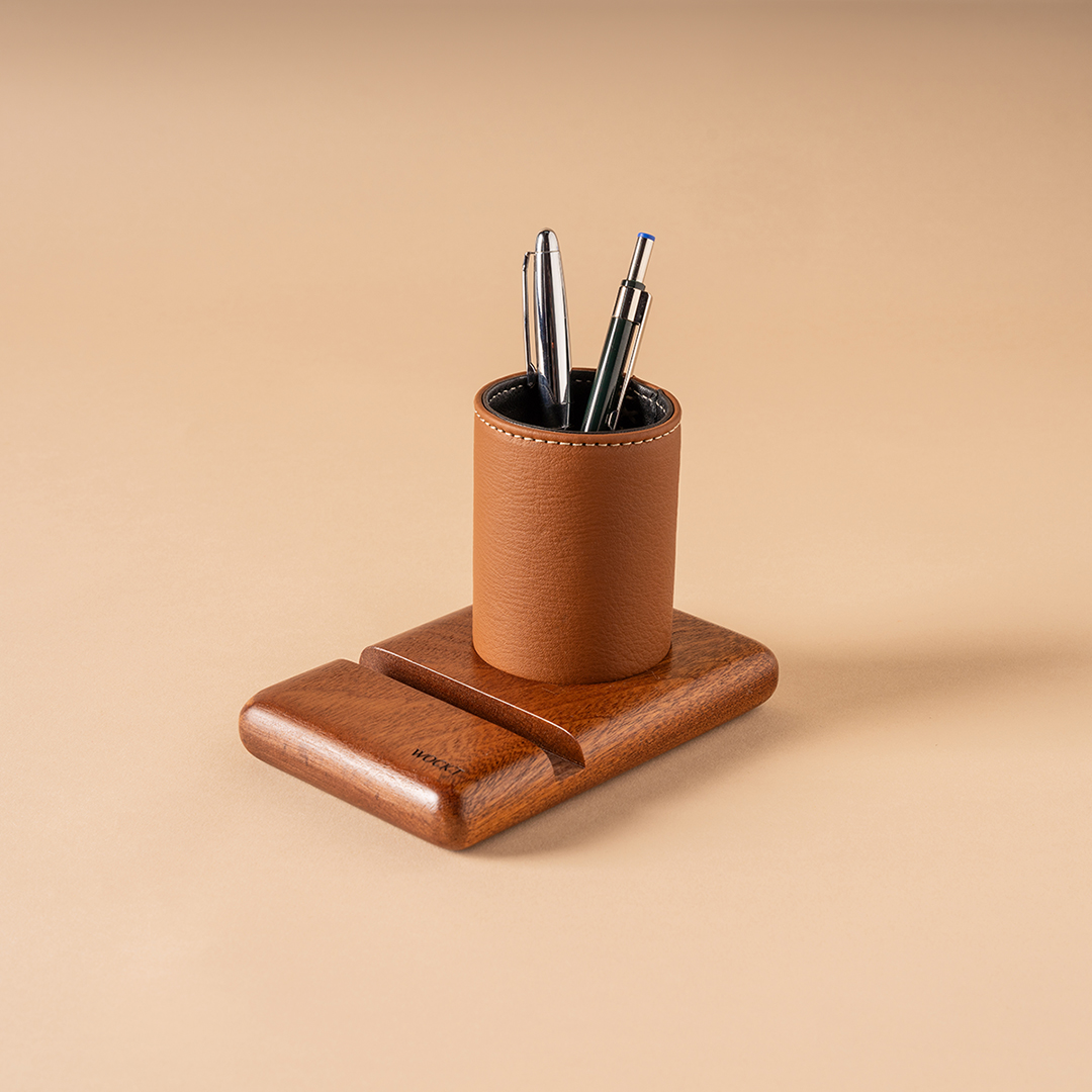 Pack Desk : Acajou Camel