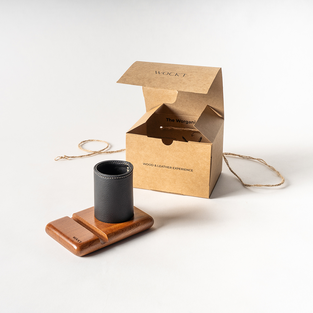 Pack Desk : Acajou Jet Black
