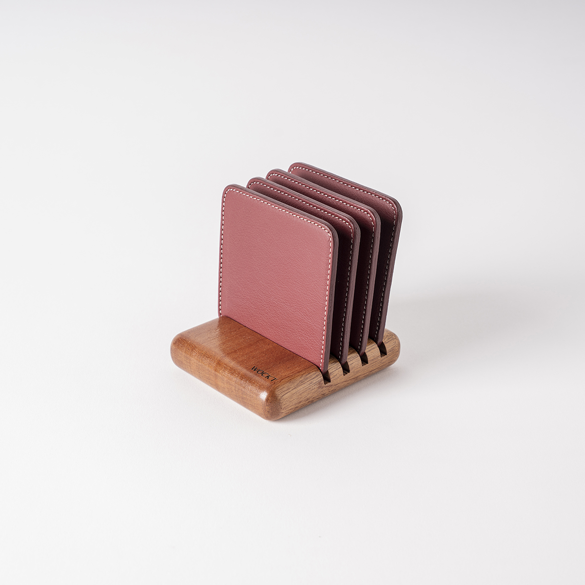 The WoCoaster Acajou Burgundy