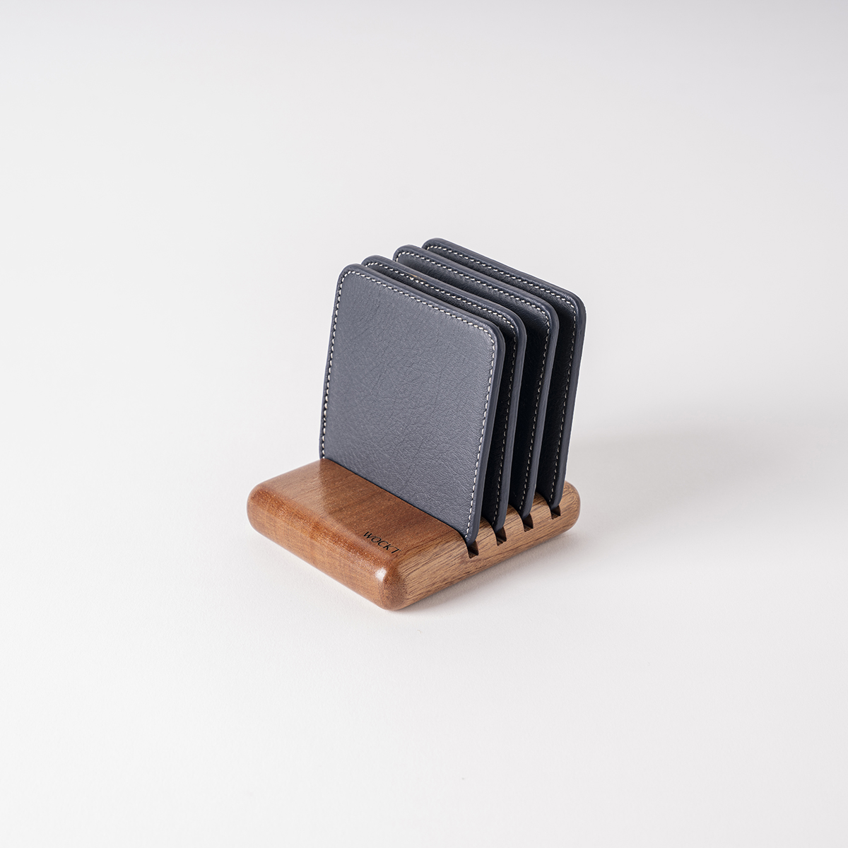 The WoCoaster Acajou Navy Blue