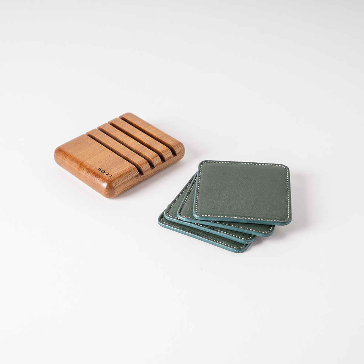 The WoCoaster Acajou Olive